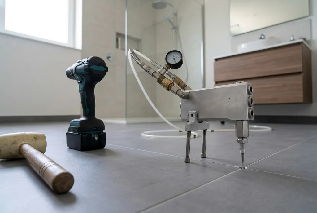 Kitbedrijf Wekerom – holle tegels injecteren